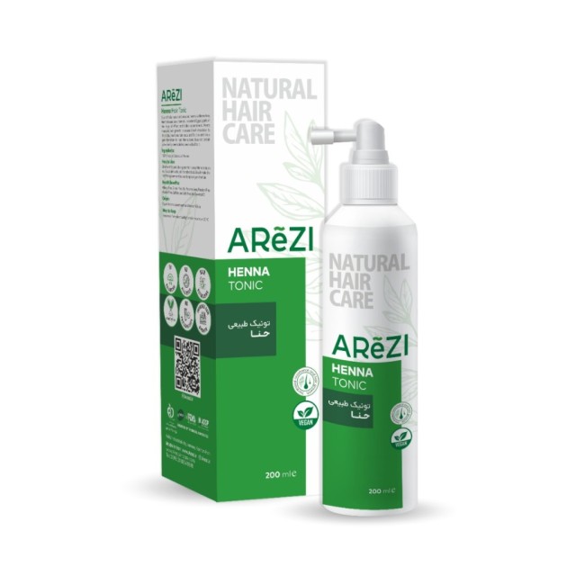 تونیک طبیعی حنا ضد ریزش و رفع موهای شکسته عارضی 200 میل