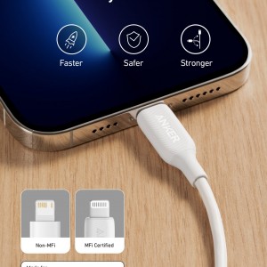 کابل A8813 Anker PowerLine III USB-A Cable with -Lightning Connector 6ft