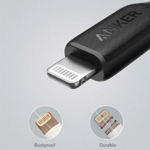 کابل A8813 Anker PowerLine III USB-A Cable with -Lightning Connector 6ft