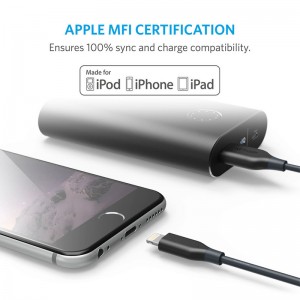 کابل A8012 Anker PowerLine Select+ USB Cable with -Lightning connector 3ft