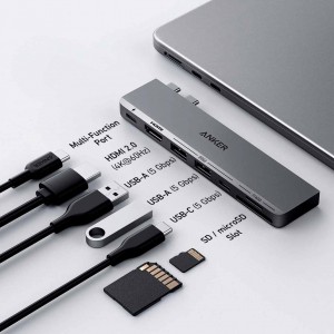 هاب A8354 Anker 547 USB-C Hub (7-in-2 -for MacBook)