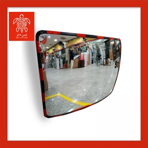 آینه محدب مستطیلی شیشه ای 60*40