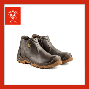 بوتین ایمنی ساتر مدل جگوار قهوه‌ای