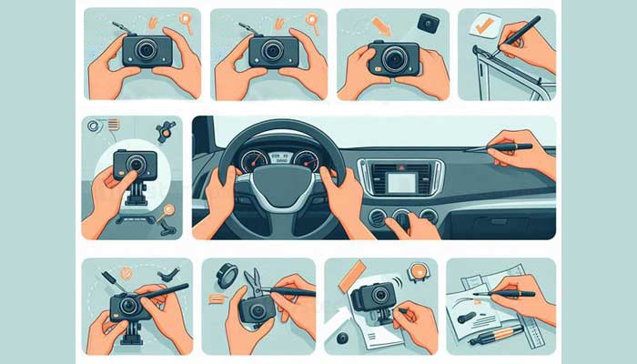 چگونه دوربین داشبورد را نصب کنیم که سیم‌هایش دیده نشود؟