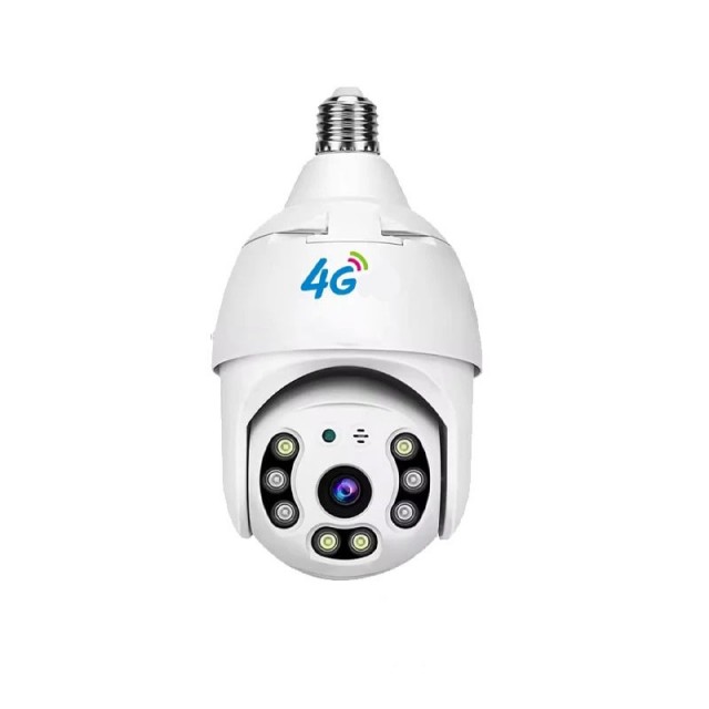 دوربین لامپی چرخشی سیمکارتی v380 مدل Q8-6