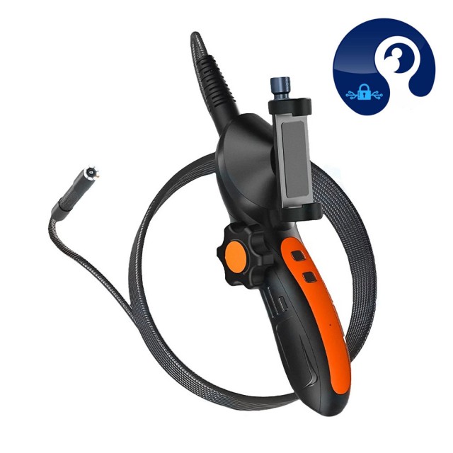 دوربین شلنگی و آندوسکوپی وای فای سرچرخشی F180