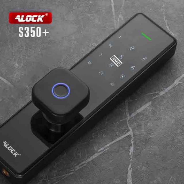 قفل اثر انگشتی دیجیتال آنلاین ALOCK مدل S350+ Black