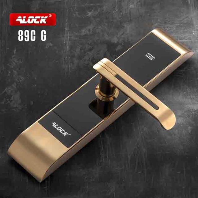 دستگیره کارتی هتلی ALOCK مدل 89C Gold (آفلاین)