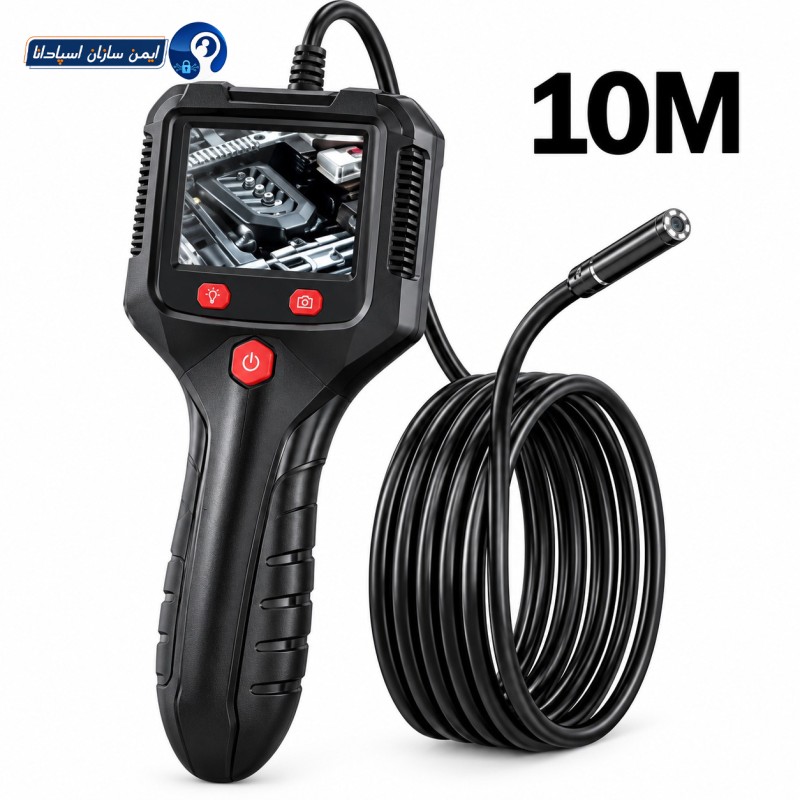 دوربین شلنگی و آندوسکوپی مانیتور دار 10 متری P100