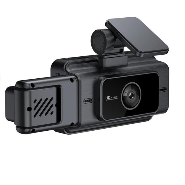 دوربین ثبت وقایع خودرو سه لنز مدل BLACK BOX