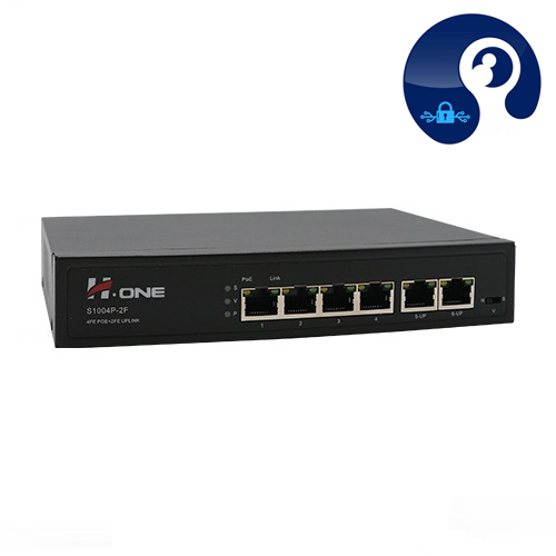 سوئیچ شبکه برند H.ONE مدل SNF1004P-2F