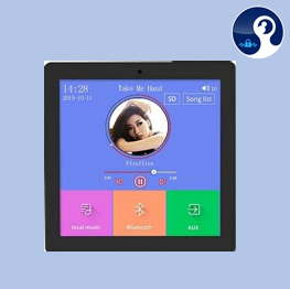 آمپلی فایر 4 اینچ تمام لمسی مدل NOVOX 400W (JX86 PRO) صفحه نمایش لمسی و رنگی