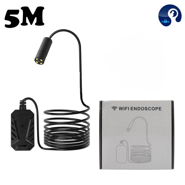 دوربین شلنگی آندوسکوپی وایرلس 5 متر اتوفوکوس 5 مگاپیکسل