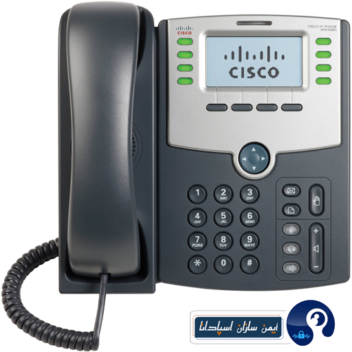 تلفن تحت شبکه سیسکو مدل SPA508G استوک کارتن دار