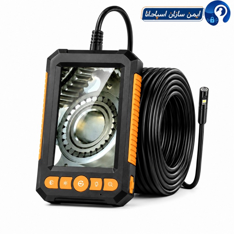 دوربین شلنگی و آندوسکوپی مانیتور دار 10 متری2 لنز مموری خور مدل C43