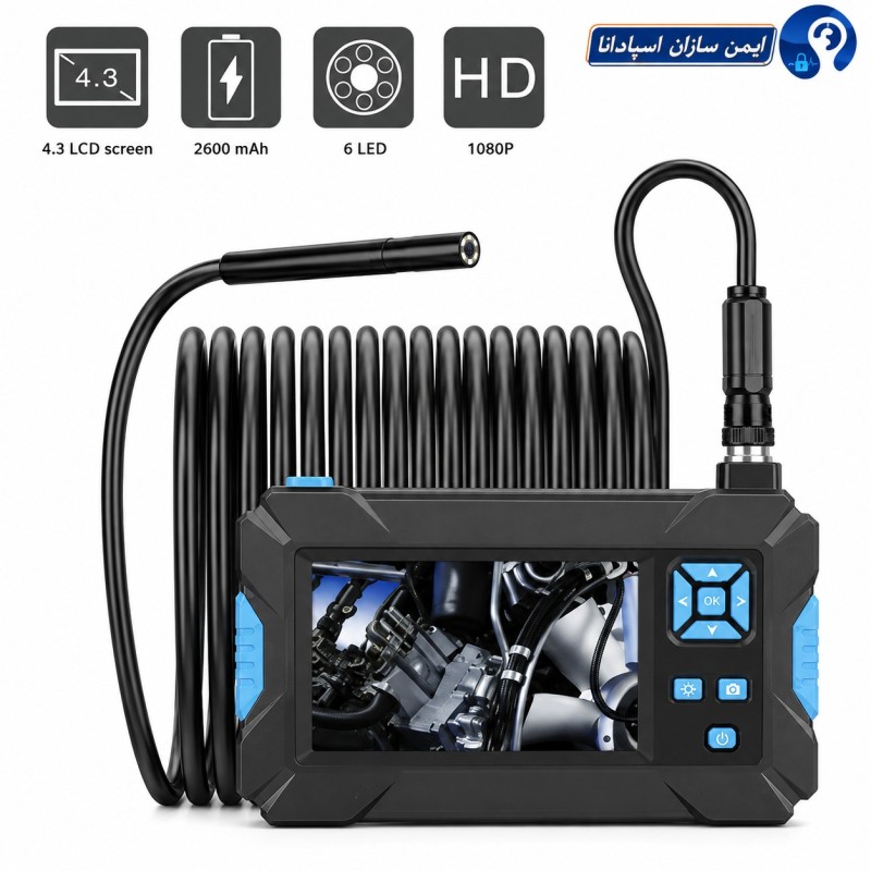 دوربین شلنگی و آندوسکوپی مانیتور دار 10 متری P30