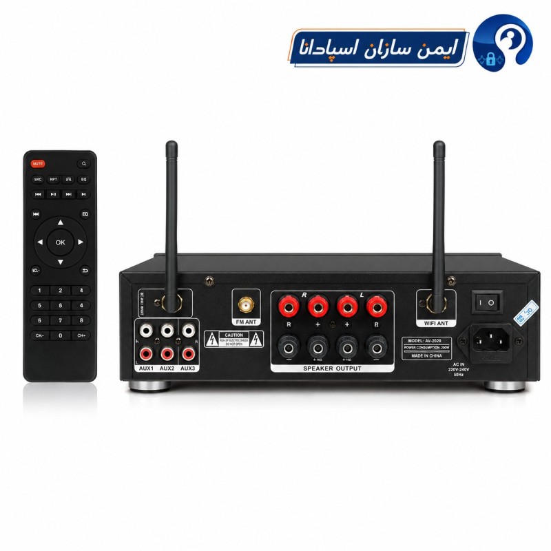 آمپلی فایر رو میزی چهار کانال مدل jx600-4