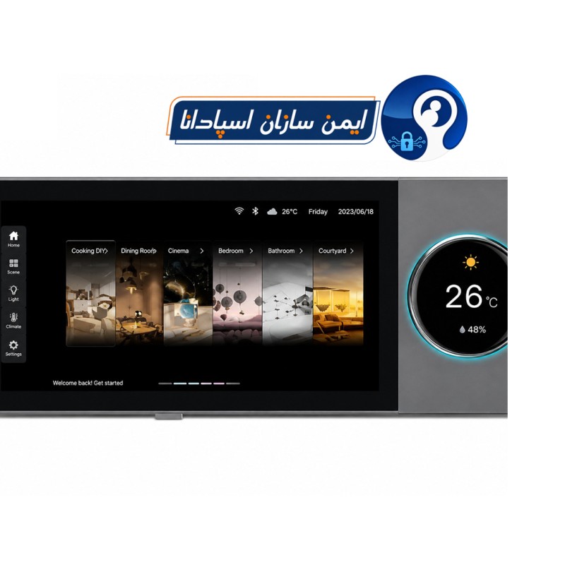 آمپلی فایر لمسی مدل jx7 با صفحه نمایش رنگی