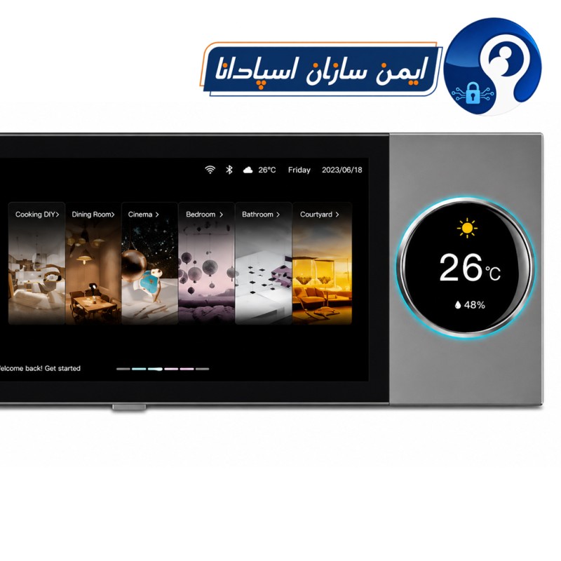 آمپلی فایر لمسی مدل jx6 با صفحه نمایش رنگی