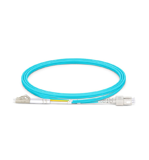 پچکورد فیبر نوری SC-LC/UPC/OM3/DX/2MM/1M