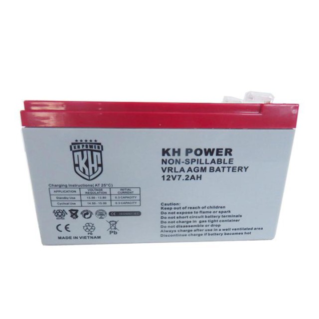 باتری یو پی اس 12 ولت 7.2 آمپر برند KH POWER