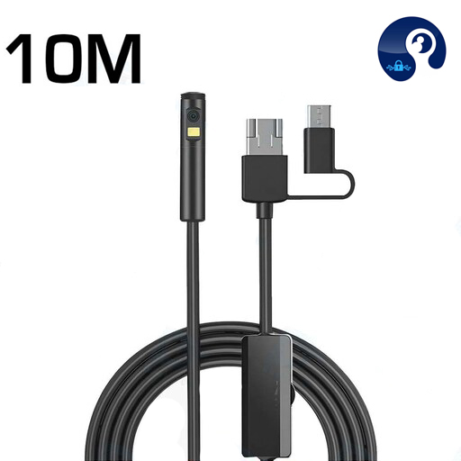 دوربین شلنگی و آندوسکوپی 10 متری مدل 2 لنز