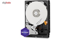 هارددیسک اینترنال وسترن دیجیتال مدل Purple WD62PURZ ظرفیت 6 ترابایت