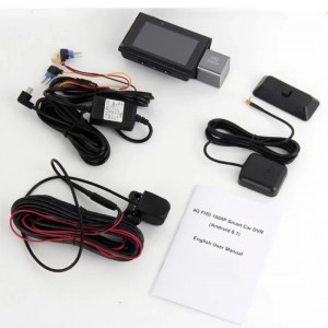دوربین ثبت وقایع خودرو اندرویدی K800 با GPS و 4G و انتقال تصویر آنلاین
