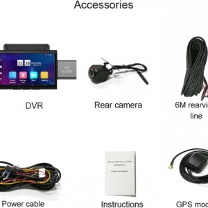 دوربین ثبت وقایع خودرو اندرویدی K800 با GPS و 4G و انتقال تصویر آنلاین