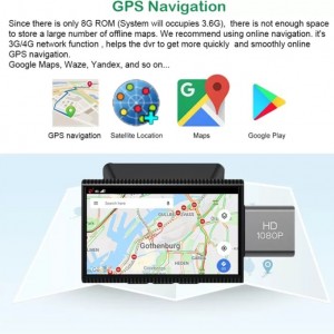 دوربین ثبت وقایع خودرو اندرویدی K800 با GPS و 4G و انتقال تصویر آنلاین