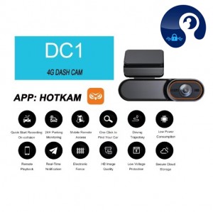 دوربین ثبت وقایع سیمکارتی خودرو به همراه GPS مدل DG23