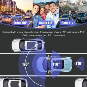 دوربین ثبت وقایع خودرو 3 لنز وای فای دار مدل S19