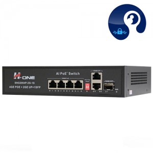 سوئیچ شبکه برند H.ONE مدل SNG2004P-2G-1S