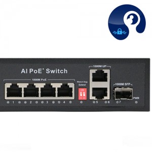 سوئیچ شبکه برند H.ONE مدل SNG2004P-2G-1S
