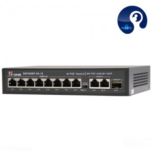 سوئیچ شبکه برند H.ONE مدل SNF2008P-2G-1S