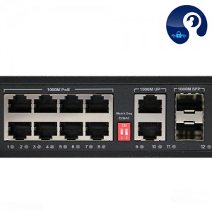 سوئیچ شبکه برند H.ONE مدل SNG3008P-2G-2S