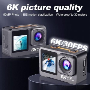 دوربین ورزشی اکشن کمرا (Action Camera) ضد آب 6K