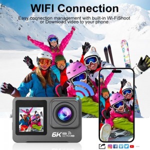 دوربین ورزشی اکشن کمرا (Action Camera) ضد آب 6K