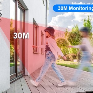 دوربین وای فای طرح لامپی چرخشی مدل 2 لنز