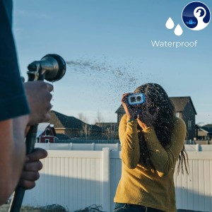 دوربین اکشن کمرا 2 مانیتور polaroid کیفیت تصویر 4k