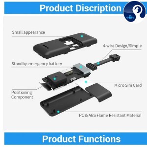 ردیاب GPS مدل WanWay EV02 (یک سال گارانتی)