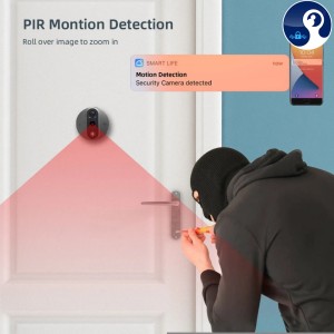 دوربین چشمى درب مانیتور دار Wi-Fi C4 با نگهداری شارژ بالا