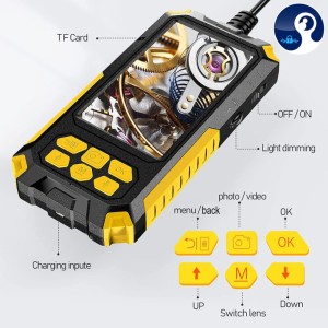 دوربین شلنگی آندوسکوپی مانیتور دار p50 دولنز