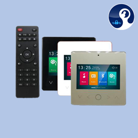 آمپلی فایر لمسی مدل 803 با صفحه نمایش رنگی و تمام لمسی