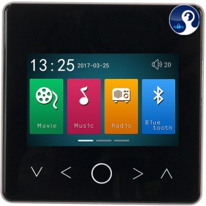 آمپلی فایر لمسی مدل 803 با صفحه نمایش رنگی و تمام لمسی