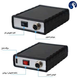 دوربین آندوسکوپی صنعتی شلنگی و بازرسی چاه و لوله 2 لنز 90 متری