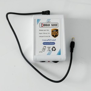آداپتور یو پی اس(UPS) 12 ولت پرتابل برای دوربین مداربسته ، مودم و...