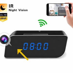 ساعت رومیزی دوربین دار GRADE A 10MP 4K وای فای-WIFI
