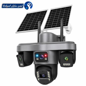 دوربین مداربسته خورشیدی 4 لنز دو پنل اوکم پرو مدل TA4