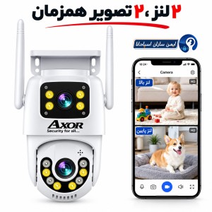 دوربین مینی اسپید دام هوشمند 2 لنز سیم کارتی آکسور O-Kam مدل QQ853-WP-4-4G